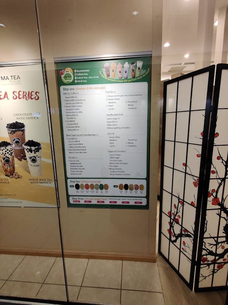 Ma Tea House Menu 3